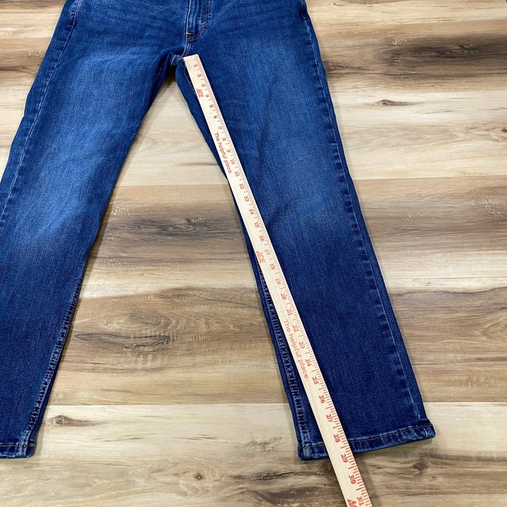 Levi's 511 Slim Fit Men 34x30 Classic Cotton Blend Stretch Jeans Blue Heritage